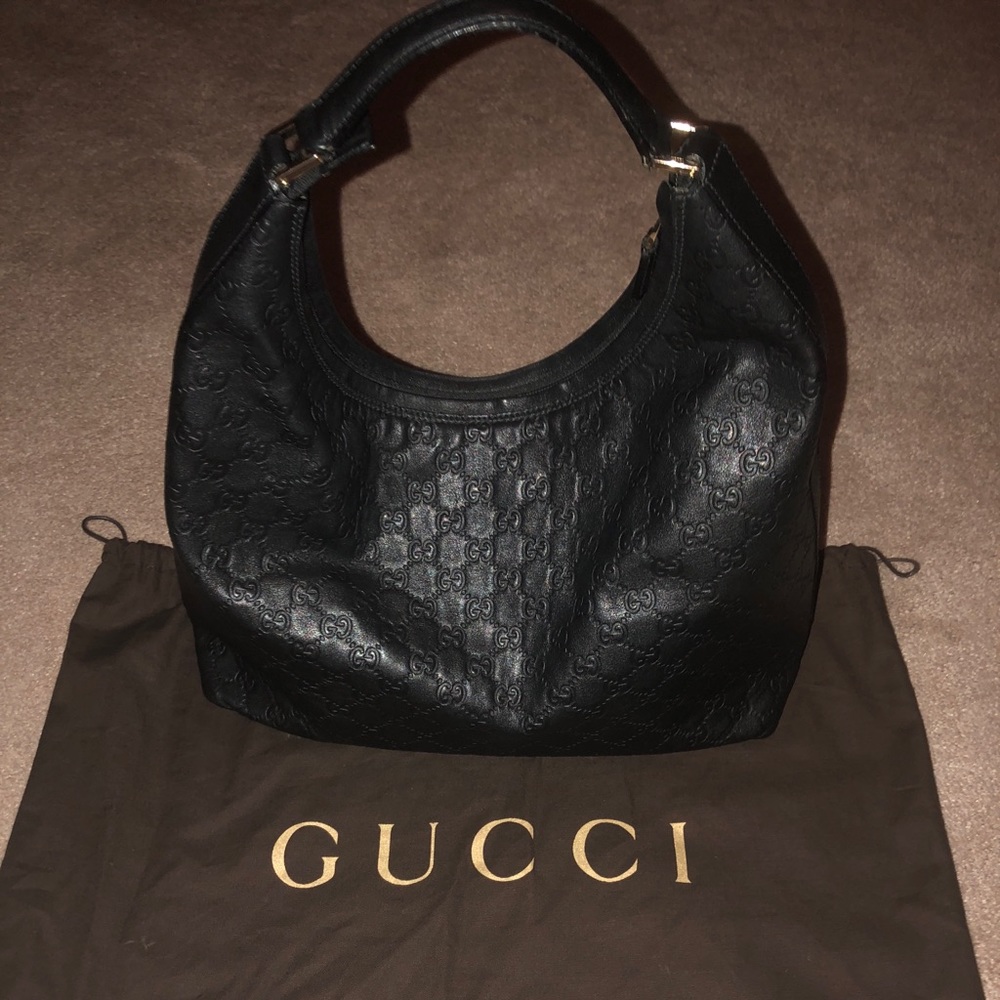 Large 100% AUTHENTIC Gucci Guccissimia Hobo